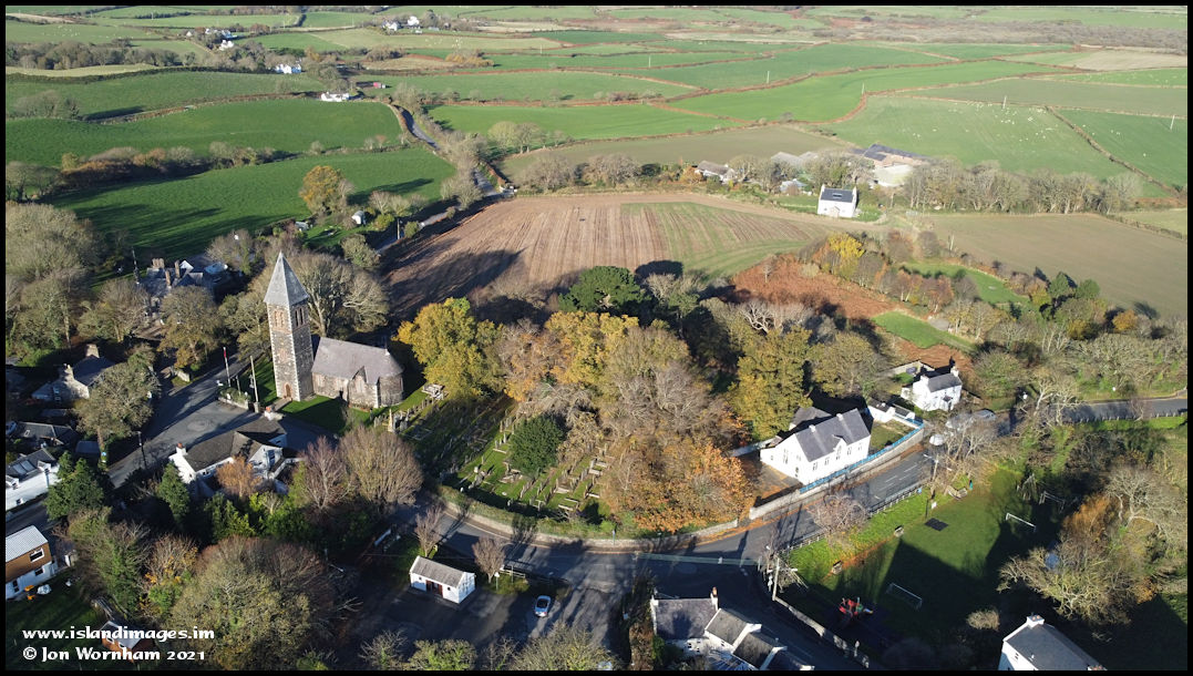 Aerial view at Bride, Isle of Man 22/11/21